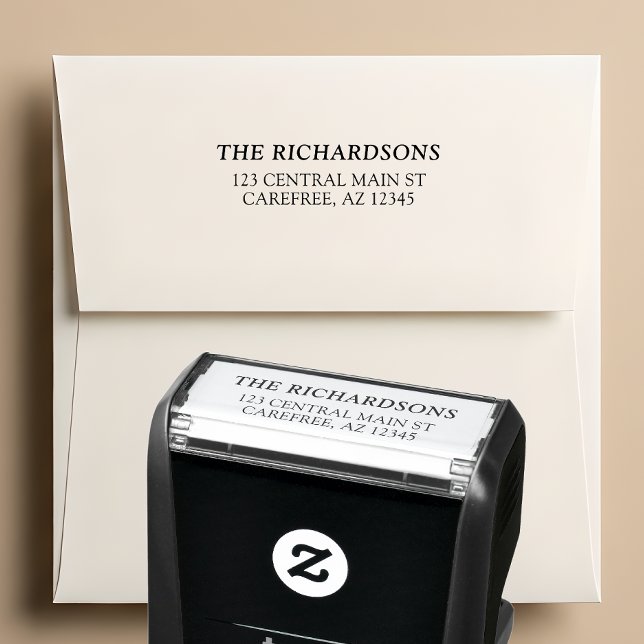 Sello Automático Bold Family Name Return Address (Subido por el creador)
