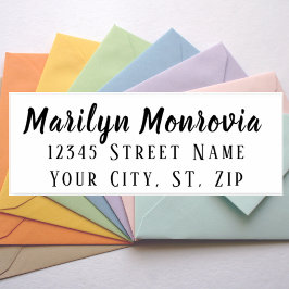 Sello Automático Bonito de dirección de devolución personalizada Ro