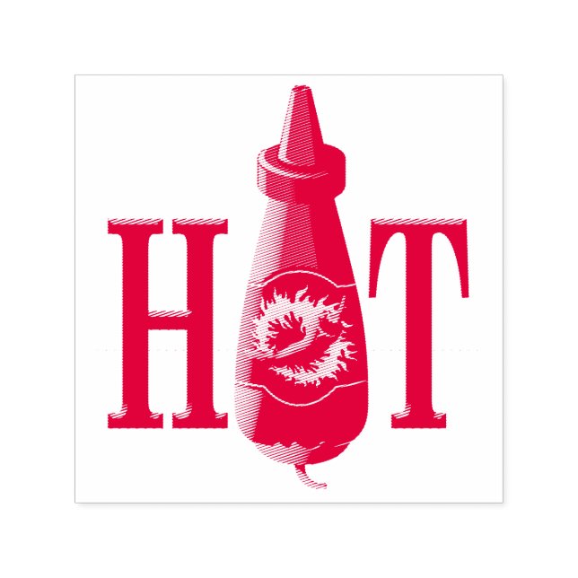 Sello Automático Botella de Salsa Caliente (Diseño)