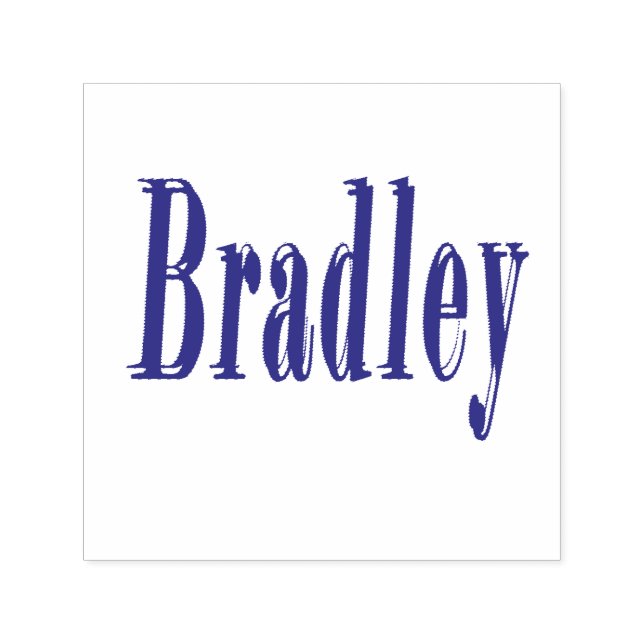 Sello Automático Bradley, logotipo de nombre, (Diseño)