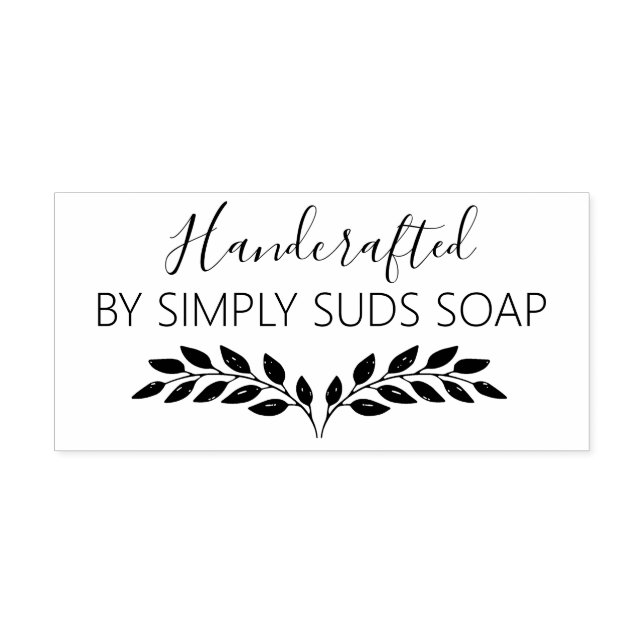 Sello Automático Brands Handmade Soap Business (Diseño)