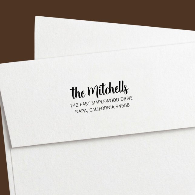 Sello Automático Brush Lettered Return Address (Subido por el creador)