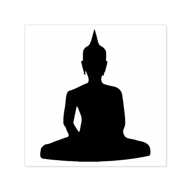 Sello Automático Buda Meditando Buddhismo Viaje Espiritual (Diseño)