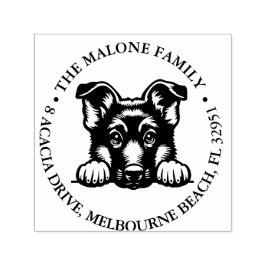 Sello Automático Buscando el tema personalizado de Shepard alemán