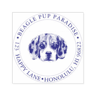Sello Automático Cachorro Beagle de PixDezines