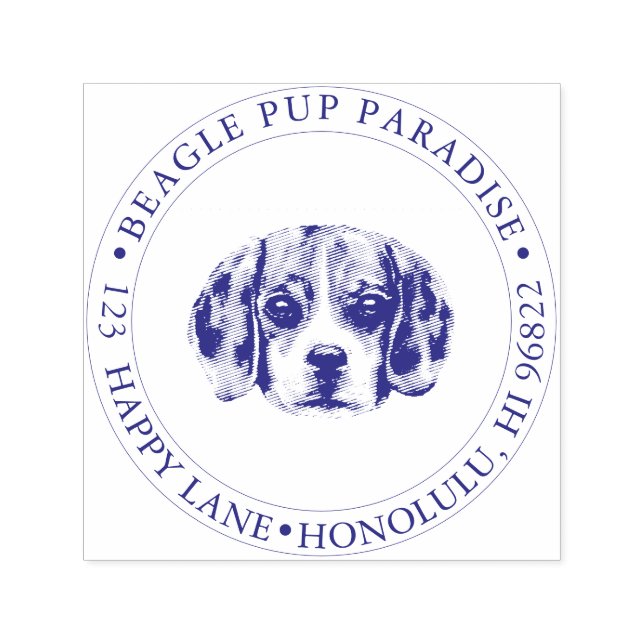 Sello Automático Cachorro Beagle PixDezines (Diseño)