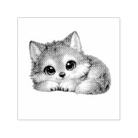 Cachorro de lobo lindo con grandes ojos Animales d