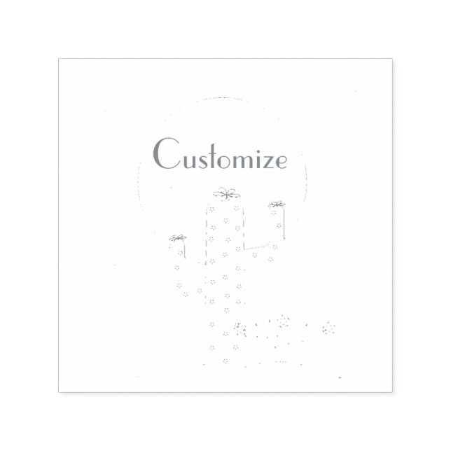 Sello Automático Cactus del desierto Sun Thunder_Cove (Diseño)