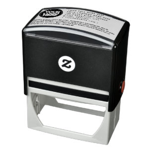 Sello Automático Caja de texto grande Logotipo de empresa moderna D