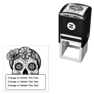 Sello Automático Calavera de Azúcar
