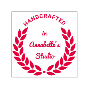 Sello Automático Calidad de joyería Laurel Wreath personalizada