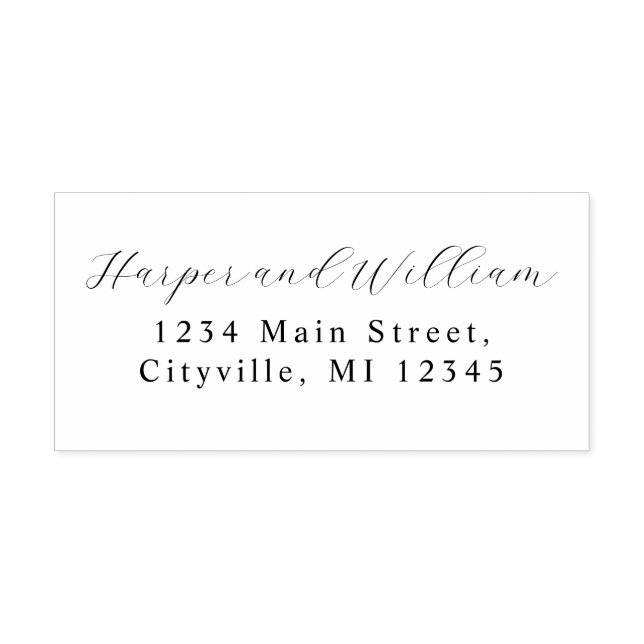 Sello Automático Caligrafía (Diseño)