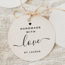 Caligrafía cardíaca moderna hecha a mano con amor 