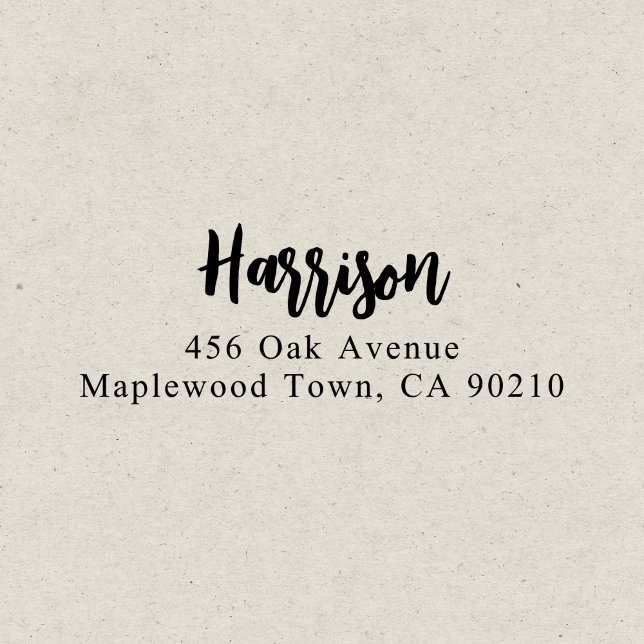 Sello Automático Caligrafía de guión de pincel brillante simple aut (Subido por el creador)