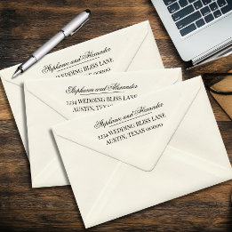 Sello Automático Caligrafía de nombres personalizados dirección de