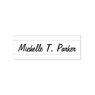 Sello Automático Caligrafía minimalista elegante profesional
