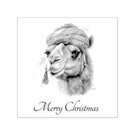 Sello Automático Camello navidad, personalizable