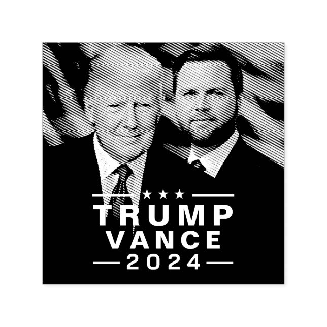 Sello Automático Campaña política de Trump Vance 2024 (Diseño)