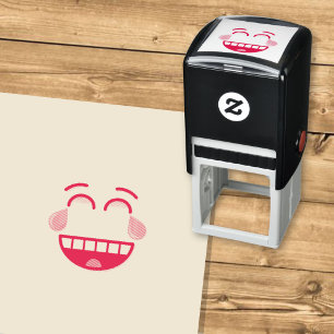 Sello Automático Cara Con Lágrimas de Alegría
