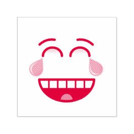 Sello Automático Cara con lágrimas de alegría