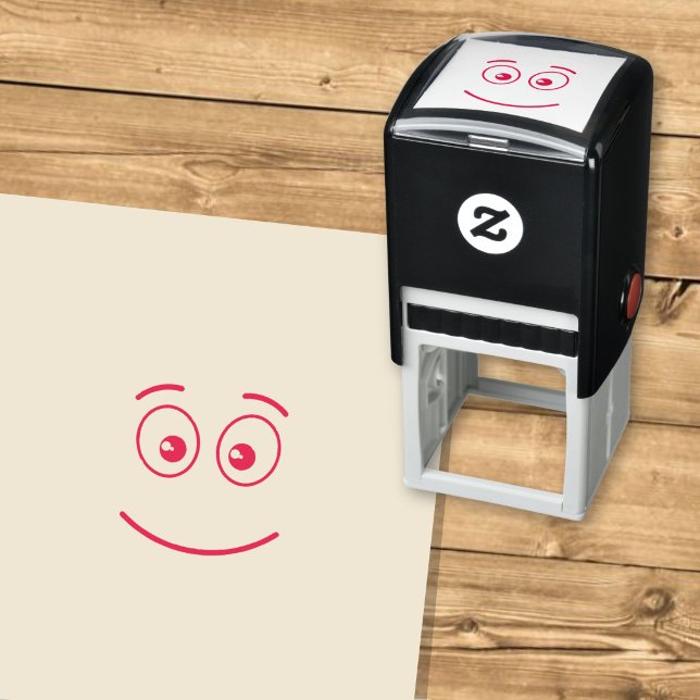 Sello Automático Cara Sonriente con Ojos Abiertos (Subido por el creador)