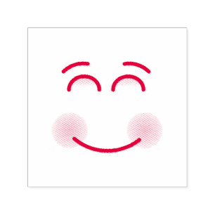Sello Automático Cara sonriente con ojos sonrientes