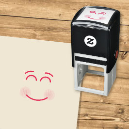 Sello Automático Cara sonriente con ojos sonrientes