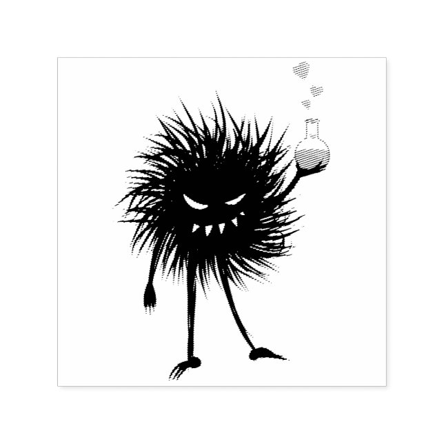 Sello Automático Carácter de química malvada Poción de amor (Diseño)