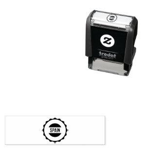Sello Automático Carcasa de logotipo de personalizado Color negro R