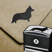 Cardigan Welsh Corgi Perro Raza Silhouette