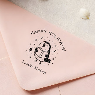 Sello Automático Carol canta caprichosamente Robin Merry navidad