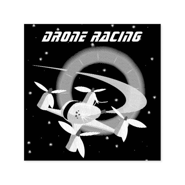 Sello Automático Carreras de drones (Diseño)