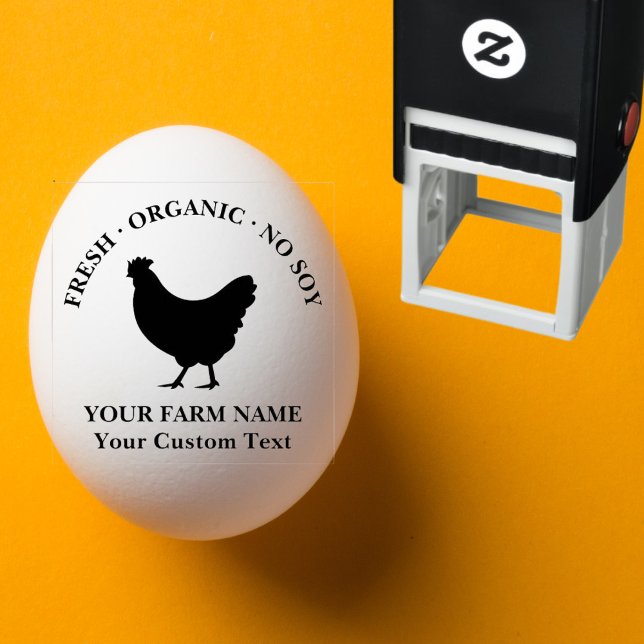 Sello Automático Cartón de huevo de granja familiar personalizado d (Subido por el creador)