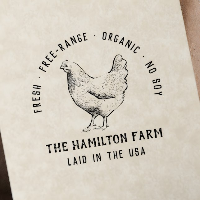 Sello Automático Cartón de Huevo de Huevo de la Granja Rustica pers (Subido por el creador)