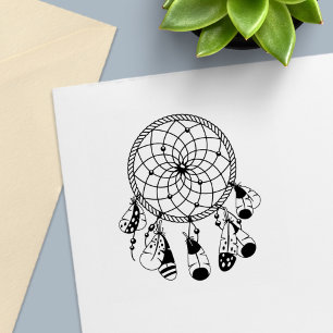 Sello Automático Cazador de Sueños Tribal Boho