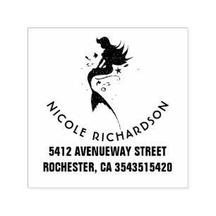 Sello Automático Celebración de la Sirena bajo la playa del mar