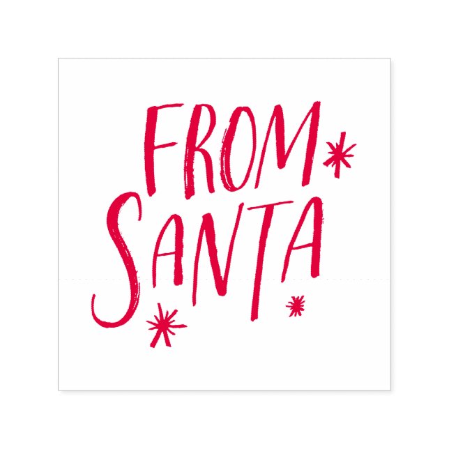 Sello Automático Cepillado del regalo de los Navidades de Santa (Diseño)