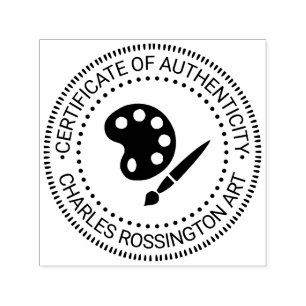Sello Automático Certificado de Autenticidad #3 de Paleta de Artist