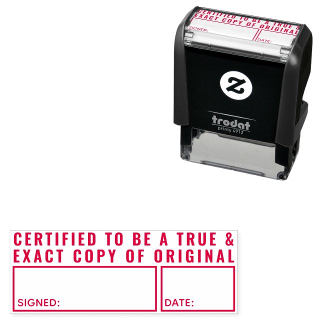 Sello Automático Certificado de ser una copia fiel y exacta del ori (In Situ)