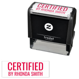 Sello Automático Certificado por Nombre