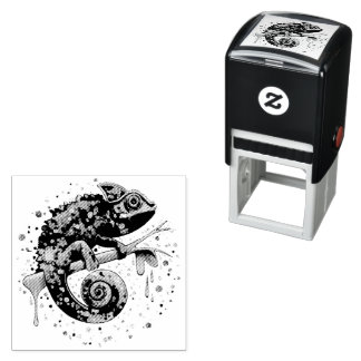 Sello Automático Chameleon Paint Stains Watercolor Style