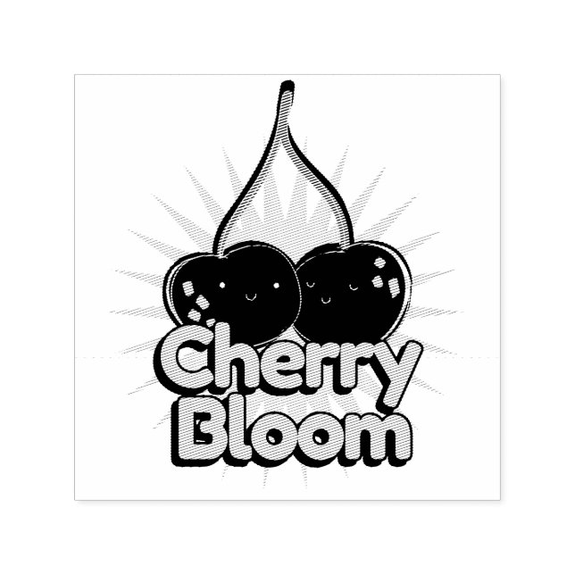 Sello Automático Cherry Bloom (Diseño)