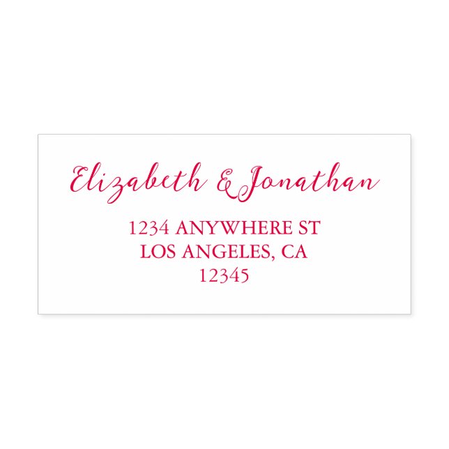 Sello Automático Cherry Red Wedding (Diseño)