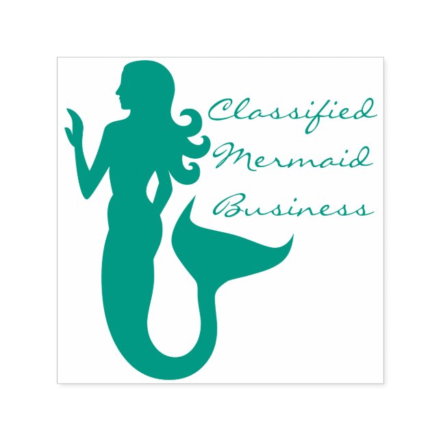 Sello Automático Chica Mermaid Business Sea (Diseño)