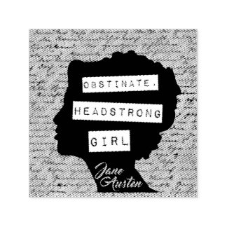 Sello Automático Chica obstinada y testaruda Orgullo y Prejuicio 