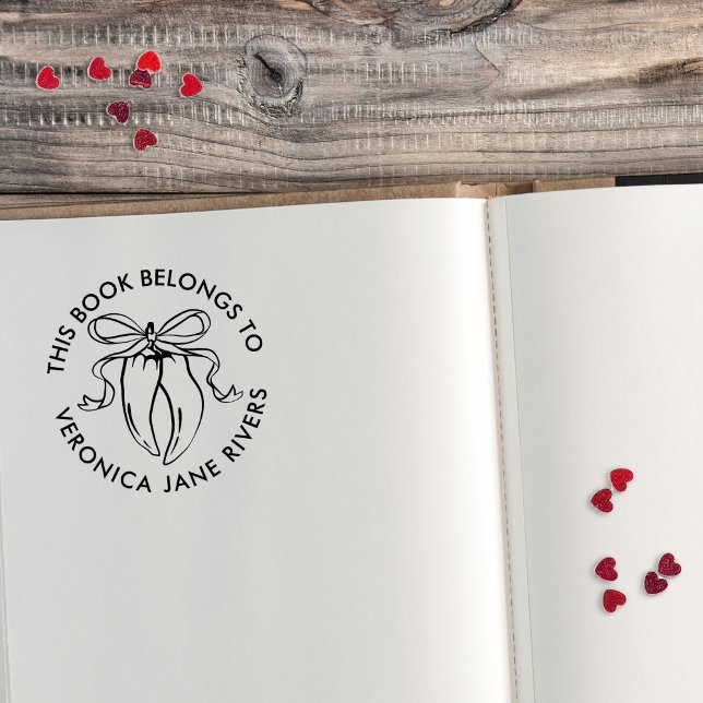 Sello Automático Chilies with Bow Spicy Belongs to Book Plate (Subido por el creador)