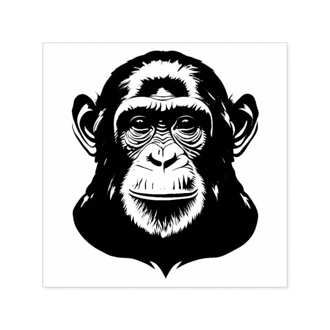 Sello Automático Chimpancé (Diseño)