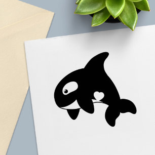 Sello Automático Chubby Orca Whale