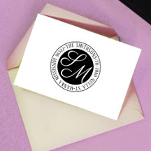 Circular de la dirección de devolución de nombre d