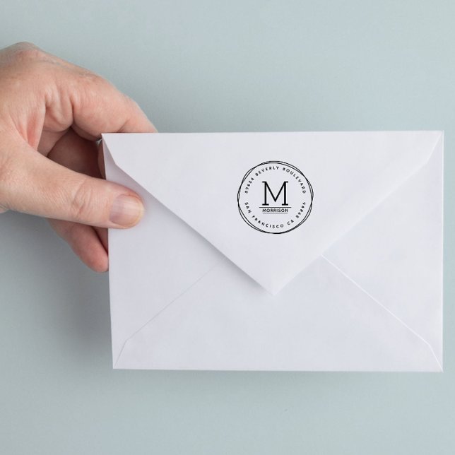 Sello Automático Círculos dibujados a mano de Fuchsia | Dirección d (Subido por el creador)